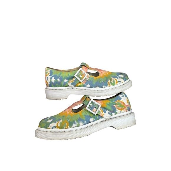 Dr. Martens V Polley MTD Multi Oxfords Multi Oxford Colorful Tie Dye Women’s 7 - Picture 2 of 13